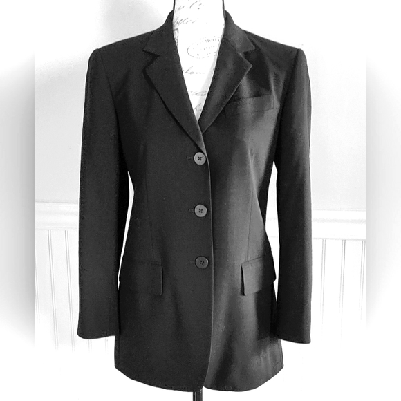 Dkny Jackets & Coats Dkny Black Wool Blazer Poshmark